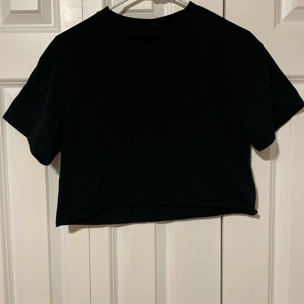 Wild Fable Black Crop Top